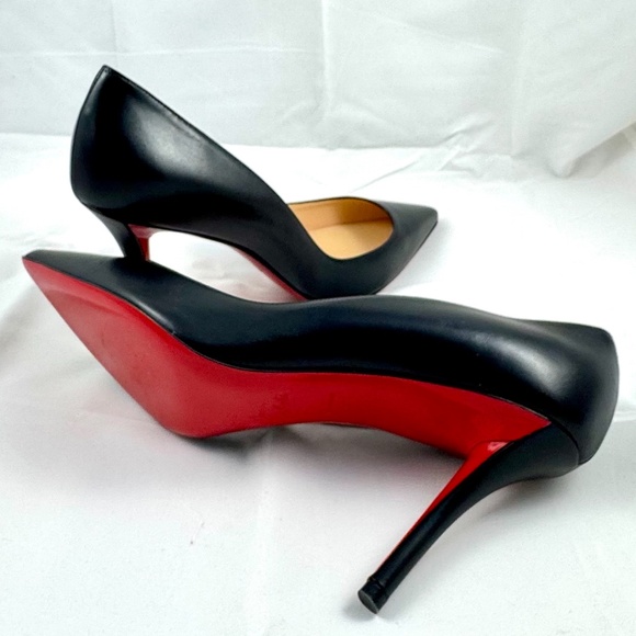 Christian Louboutin Apostrophe 85 Heels Size 39, black nappa - Picture 3 of 10